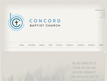 Tablet Screenshot of concordfamily.org